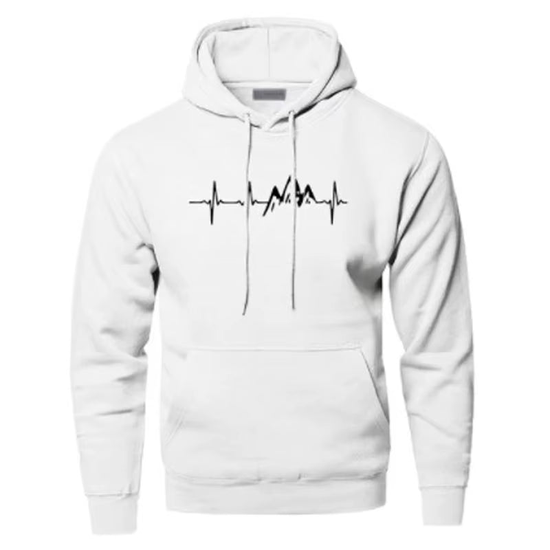 Spring/Fall Men'S and Women'S Hooded Sweatshirts Street Wear Running Sweatshirts Casual Tops Baggy Jumpers
