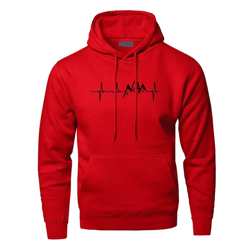 Spring/Fall Men'S and Women'S Hooded Sweatshirts Street Wear Running Sweatshirts Casual Tops Baggy Jumpers