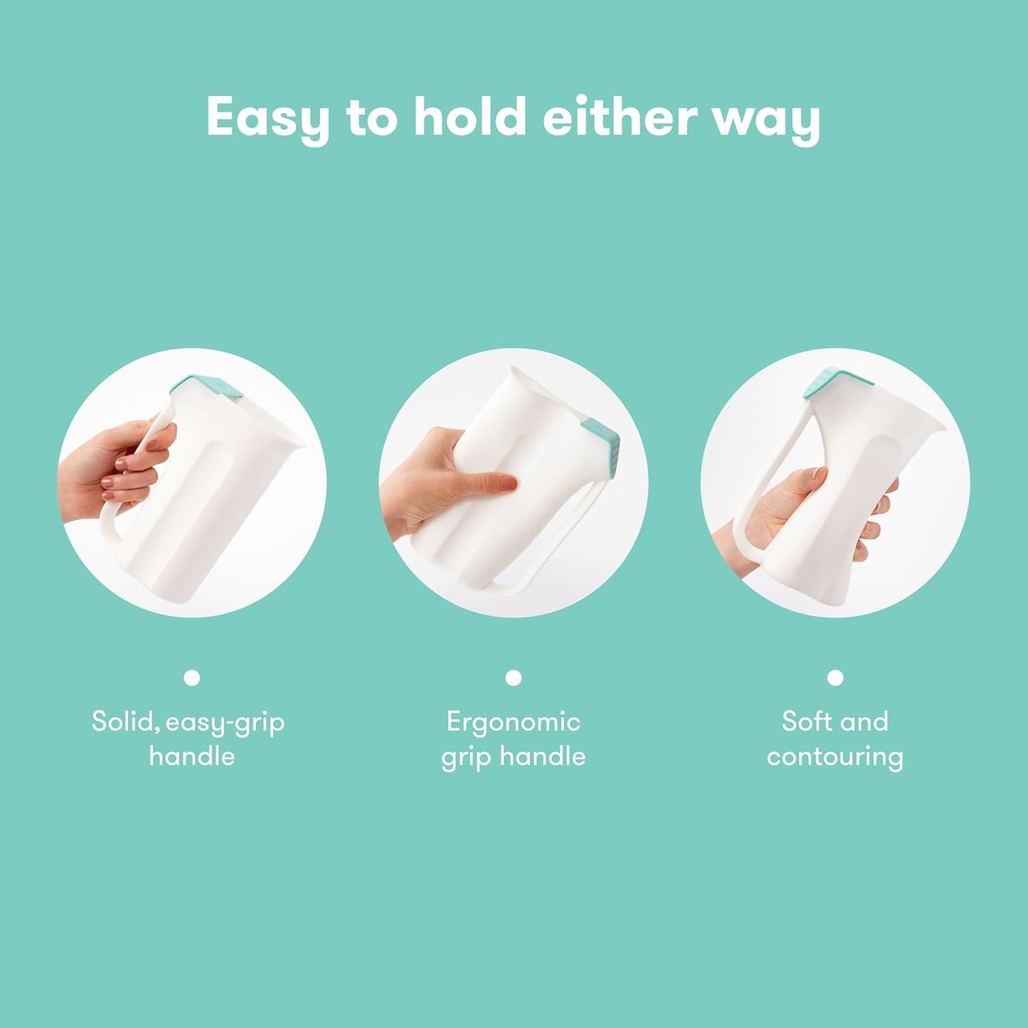 Control the Flow Bath Rinse Cup | Rinser Cup to Wash Hair + Body | Rinser Cup for Bath Time with Easy Grip Handle + Removable Rain Shower