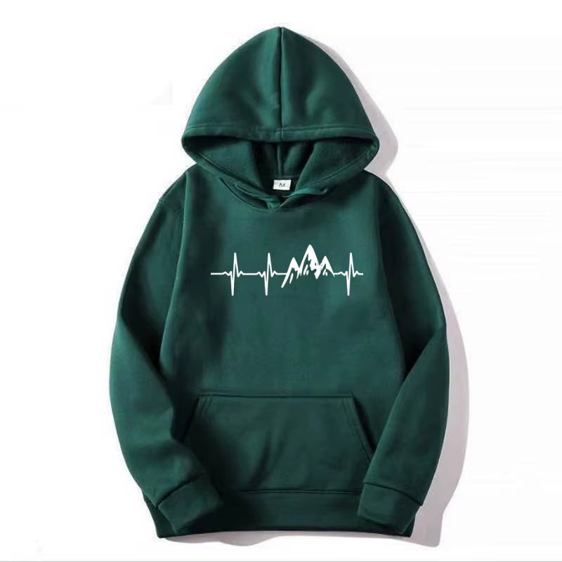 Spring/Fall Men'S and Women'S Hooded Sweatshirts Street Wear Running Sweatshirts Casual Tops Baggy Jumpers