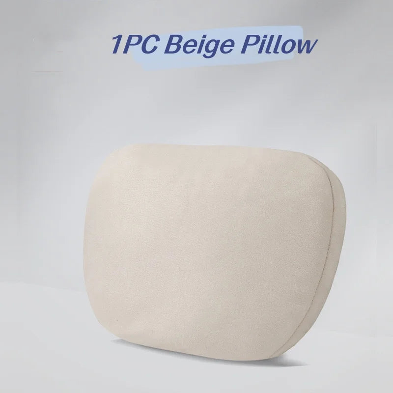 Car Neck Pillow Car Seat Headrest Pillow Auto Memory Cotton Protector Cushion for Universal Car Head Support for Gaming Chair