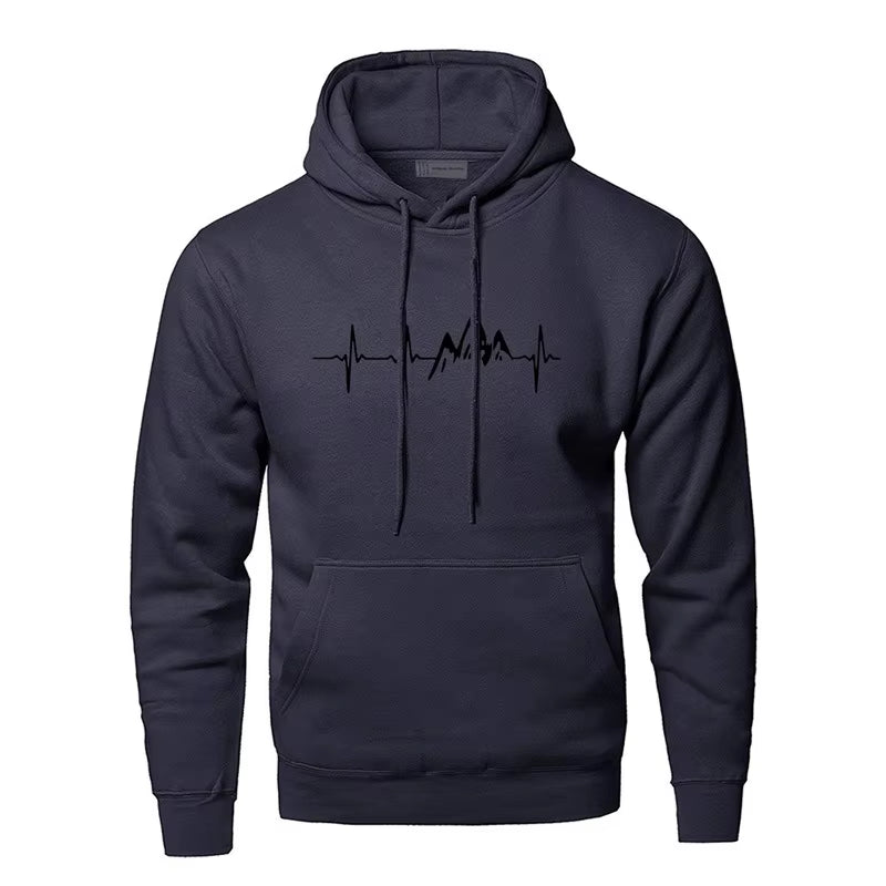 Spring/Fall Men'S and Women'S Hooded Sweatshirts Street Wear Running Sweatshirts Casual Tops Baggy Jumpers