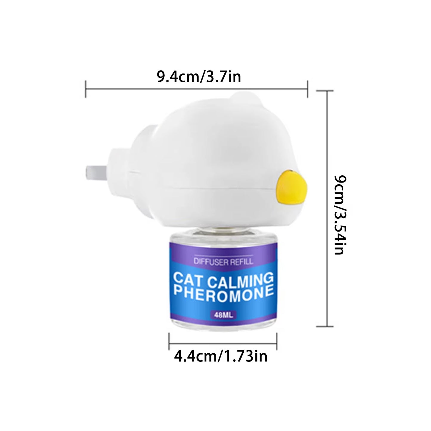 48/96Ml Calming Diffuser Comfort Natural Pheromone Diffuser Calming Pheromone Long Lasting Calming Diffuser for Cats, Dogs